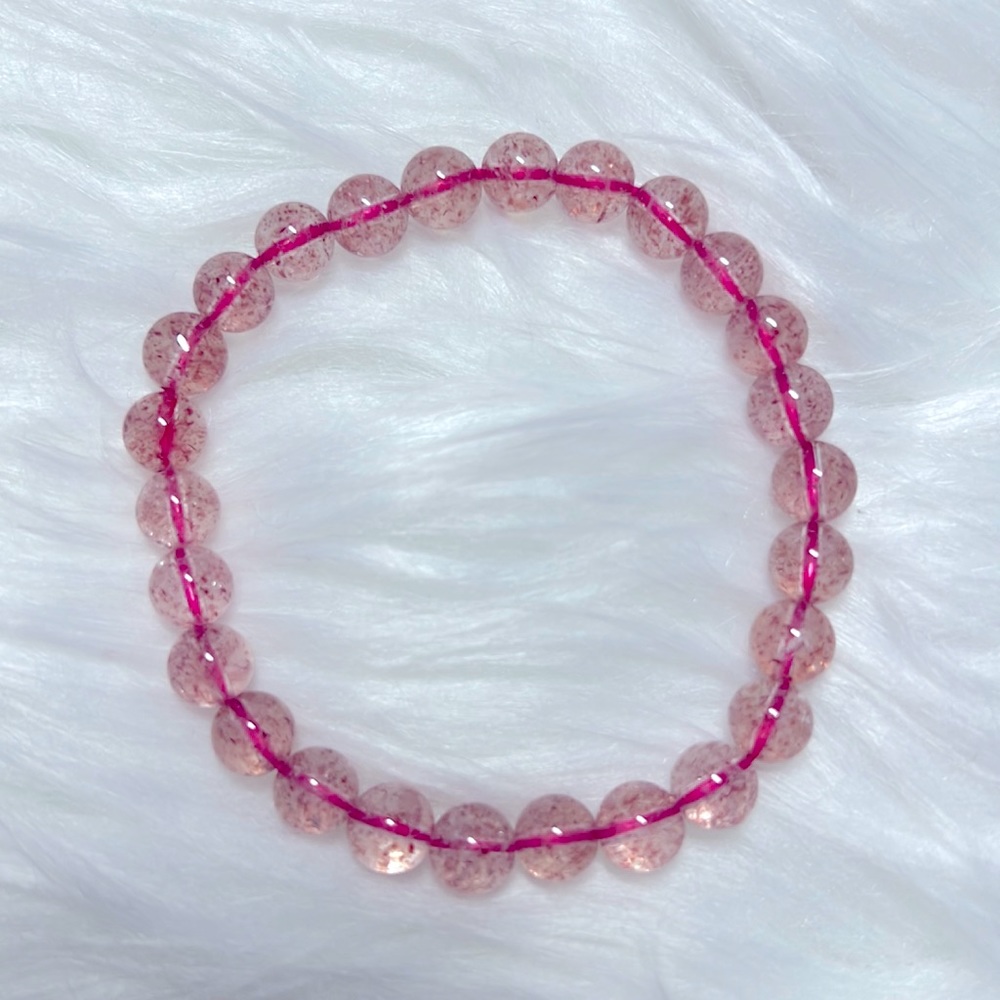 Free Strawberry crystal bracelet with any purchase